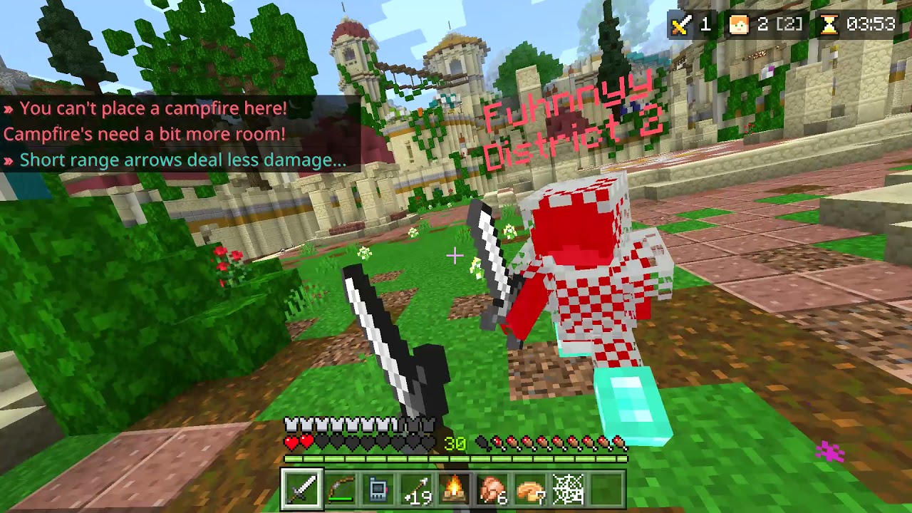 I Killed Fuhnny On mInecraft Windows 10 hiveminigames