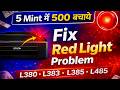 How to Fix Red Light Problem in Epson L380, L383, L385, L485