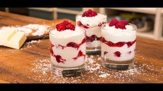 Luftig-leichte Joghurtmousse - schnelles, einfaches Sommerdessert - 15 min Dessert