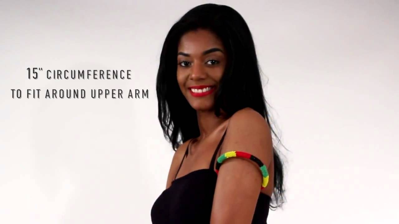 Maasai Rasta Beaded Arm Bracelet from Africa Imports