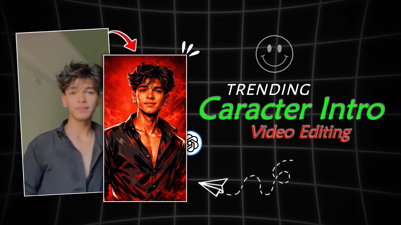 AA23 Trending Character Intro Video Editing| Chatgpt & Inshot Se Character Intro Video Kaise Banaye