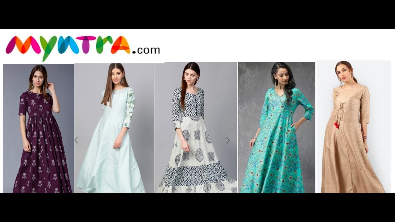 Myntra Gown Kurti