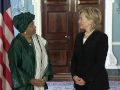 Secretary Clinton Meets With Liberian President