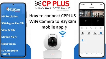 Complete Installation of CPPLUS WiFi Camera with mobile app ezyKam+ | CPPLUS E-25A
