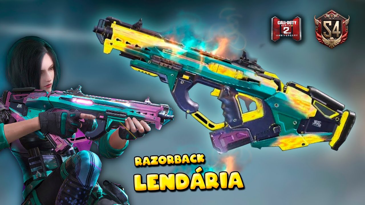 Sorteio Aurora Boreal RAZORBACK Égide Celeste Call Of Duty Mobile Artic ...
