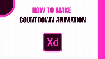 How to make Countdown animation in Adobe XD (Hindi tutorial)