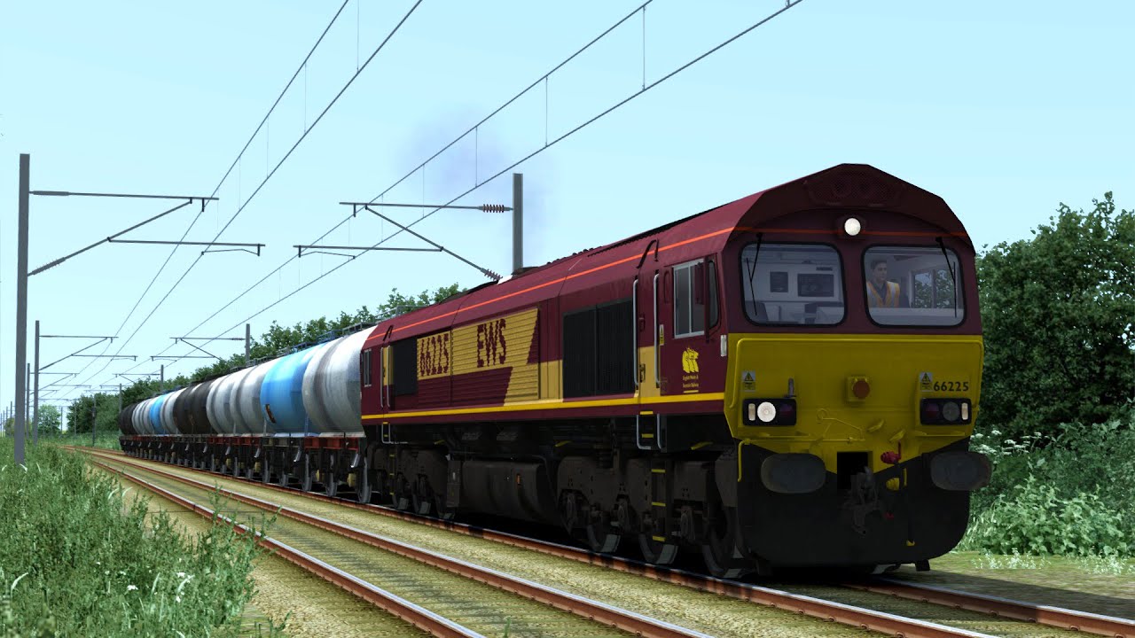 Train Simulator:  East Coast Main Line Modern: York - Peterborough Route   Train Driver View
