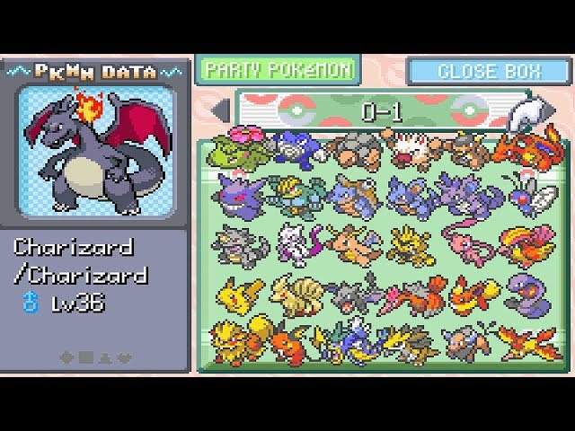 POKÉMON FIRE RED: ALL SHINYS POKÉMON 151 (GBA) 