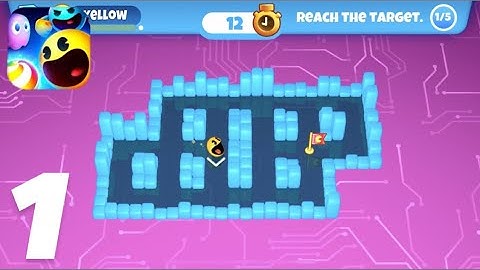 Pacman Party Royale Gameplay Part 1 | Tutorial and Quickplay Gameplay (iOS Arcade)
