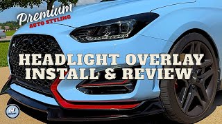 Premium Auto Styling Veloster N Headlight Amber Delete Install & Review l 2019+ Hyundai Veloster N