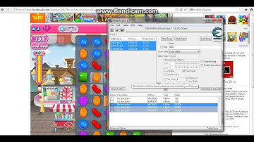 Hacking candy crush with cheat engine
