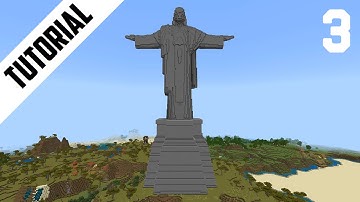 Minecraft: How to Build Christ the Redeemer Statue 2b2t (Step By Step) Part 3