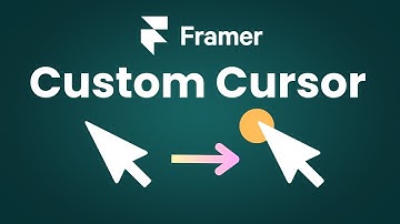 How to Create a Custom Cursor in Framer | ( Step by Step Framer Tutorial for Beginners )