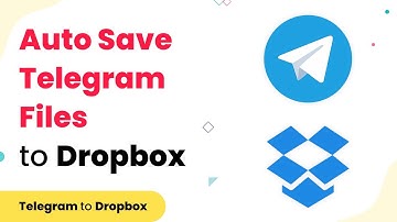 Telegram Dropbox Integration - Save New Telegram Files to Dropbox