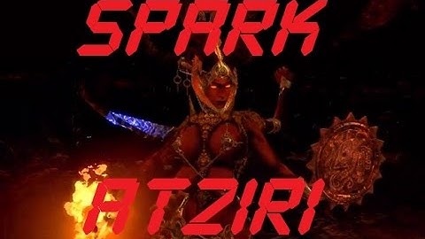 2.1 Self-Cast Crit Spark - Atziri Full Clear (How to do the Atziri Fight)