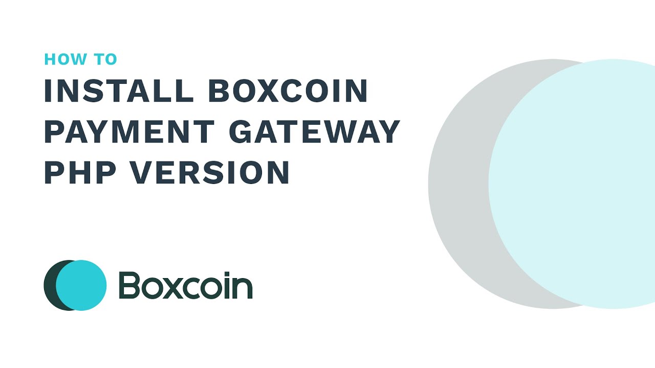 Boxcoin Installation | PHP Version - YouTube