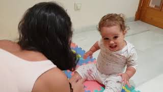 Смех и радость, мама лучше всех веселит Милану!/Laugh and Joy, Mom is the best fun for Milana!