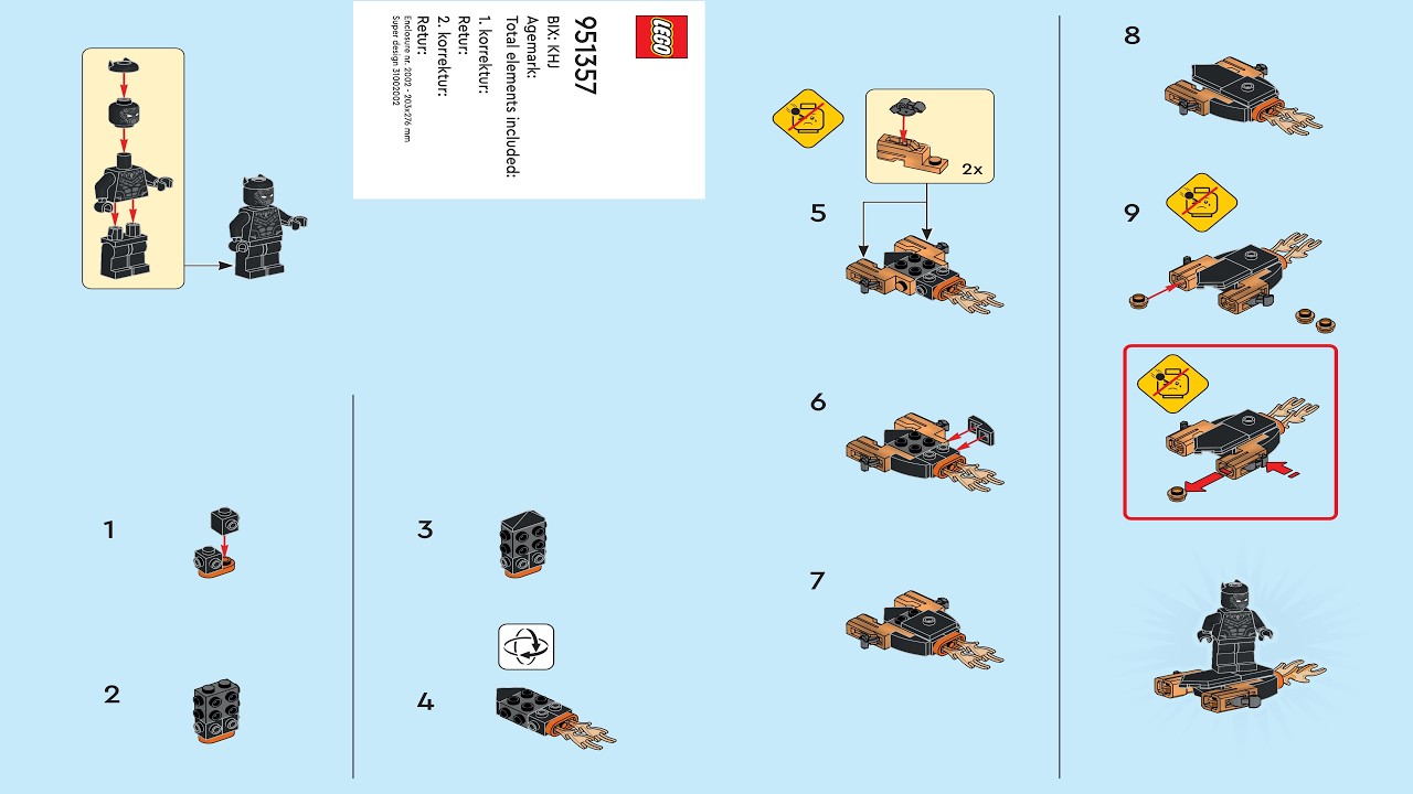 ロンページ 📖 LEGO instructions 📖 Magazine Gift 📖 L0002276 📖 Black Panther