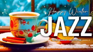 Happy Winter ☕ Happy Bossa Nova Piano and Sweet Morning Jazz Coffee Music in the December to Relax