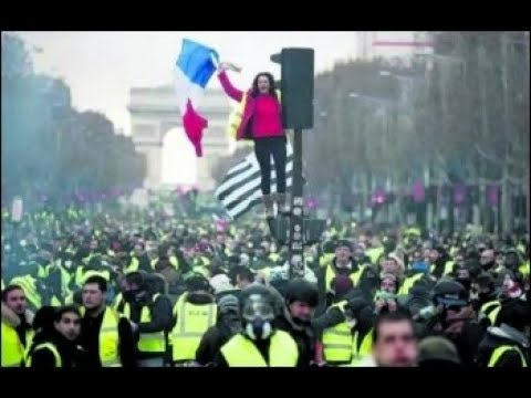 Massive General Strike In France Supported By Yellow Vest Movement | Dramatic Scenes From Paris