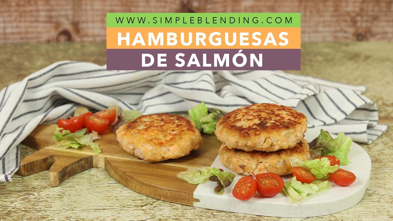 HAMBURGUESAS DE SALMÓN | Cómo preparar hamburguesa de salmón fresco | Hamburguesas de pescado