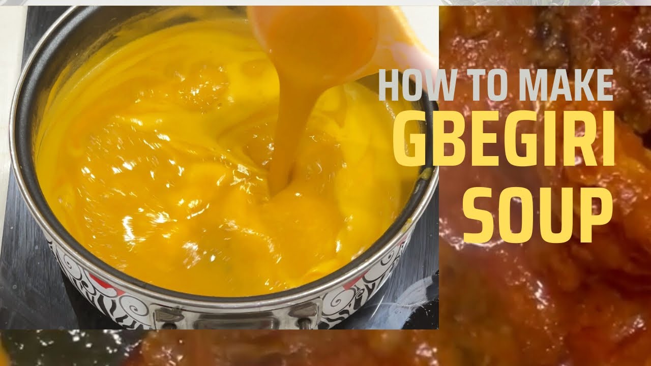 How to make Gbegiri soup ( beans soup) YouTube