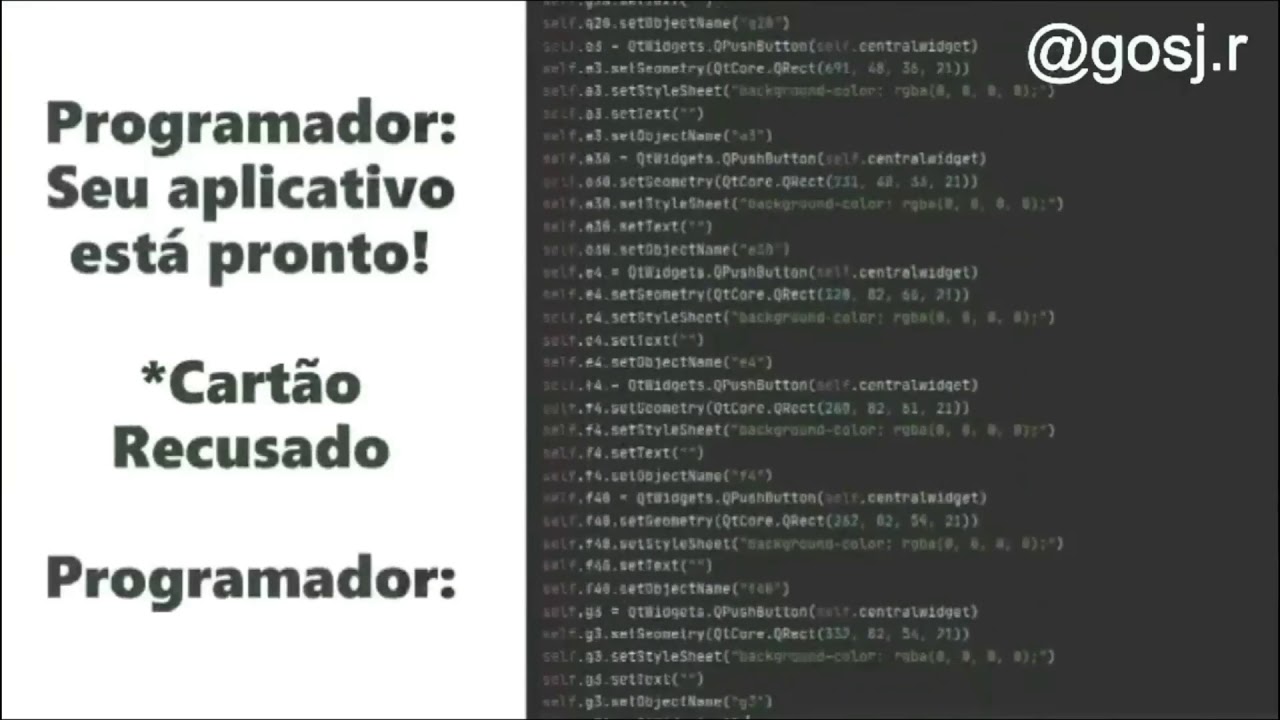 MEME - Cartão Recusado - YouTube
