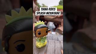 Tiana Rides Splash Mountain At Disneyland