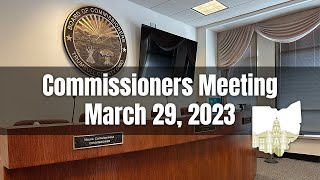 March 29, 2023 Trumbull County Commissioners Meeting
