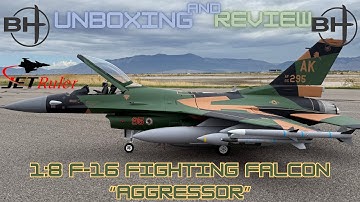 JetRuler 1:6 F-16 Fighting Falcon Forest Green “Aggressor” Unboxing and Review.  