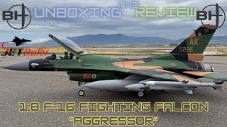 JetRuler 1:6 F-16 Fighting Falcon Forest Green “Aggressor” Unboxing and Review.