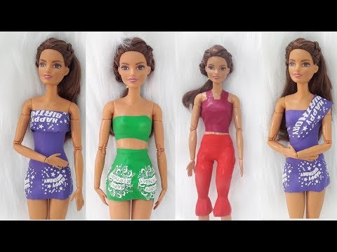 Doll Dress | Làm quần áo, váy cho búp bê bằng bong bóng