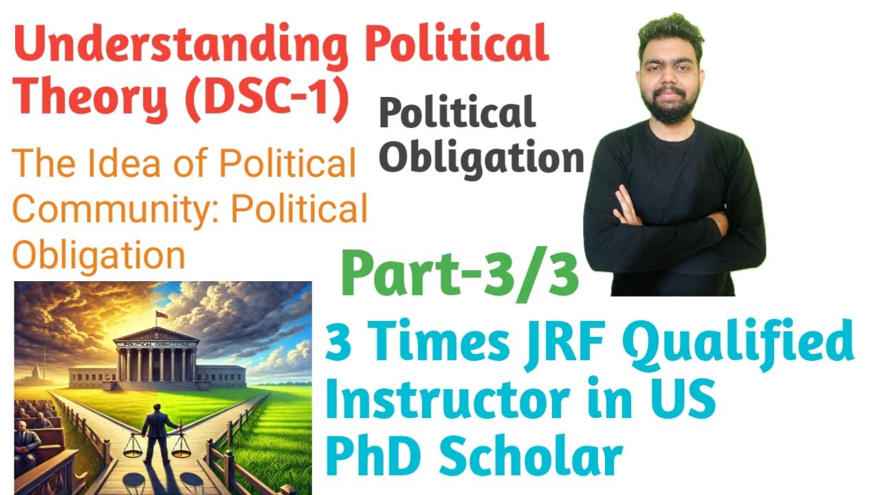 Political Obligation in Political Theory||Political Obligation: Meaning and Theories||BA DSC-1