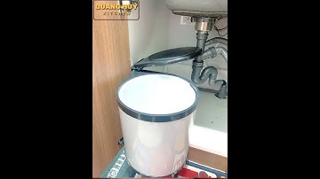 Thùng rác tròn gắn cánh tủ bếp giá rẻ - Quang Huy Kitchen