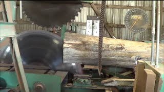 Table Rock Lumber, Last log sawed at a 40+ year old sawmill