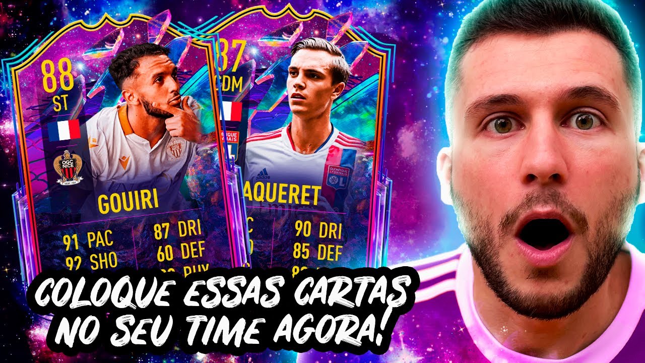 GOUIRI E CAQUERET JOGARAM DEMAIS NA WL!! ESSAS CARTAS VALEM MUITO A PENA!! FIFA 22 - ULTIMATE TEAM