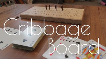 Custom CNC Cribbage Board with Hand Carved Pegs