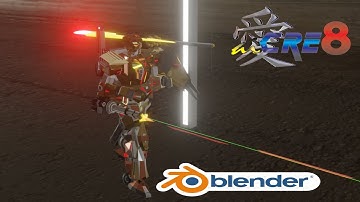 Animated nostalgic Sci-Fi character #3Dmodel #camtasia #VideoEdit #Blender #3drenders #3danimation