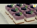 Yogurt Panna Blueberry Pudding 酸奶奶冻蓝莓布丁 Pouding aux myrtilles et panna au yogourt