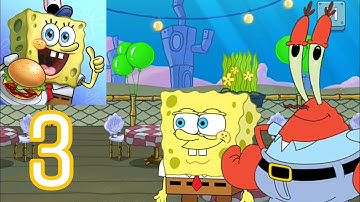SpongeBob : Krusty Cook-Off - Gameplay Walkthrough - Part 3 - Pancake Stand #3 (iOS,Android)