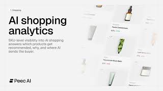 Peec AI launches AI Shopping Analytics as product recommendations move inside ChatGPT
