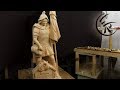 Woodcarving "Saint Florian" ►► Timelapse