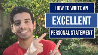 Personal Statement Tips | How to Write an EXCELLENT Personal Statement (For Residency)