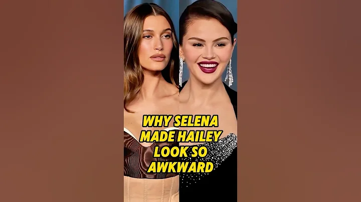 Why Selena made Hailey look so awkward#selenagomez #haileybiebers #justinbieber #bennyblanco #shorts
