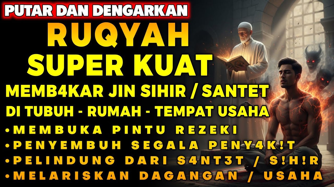 RUQYAH RUMAH PENGUSIR JIN, SETAN & SIHIR DI RUMAH & TUBUH, PENENANG HATI DAN FIKIRAN | BY ALAA ASER