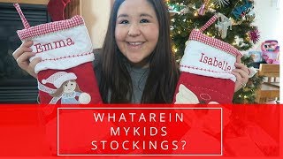 What Are In My Kids Stockings? | 5 Year Old & 10 Months Old