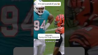 Funny NFL Mic'd Up Moments#nfl #fpy #sports #funny #football