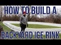 How to build a backyard ice rink // NiceRink Backyard Icerinks