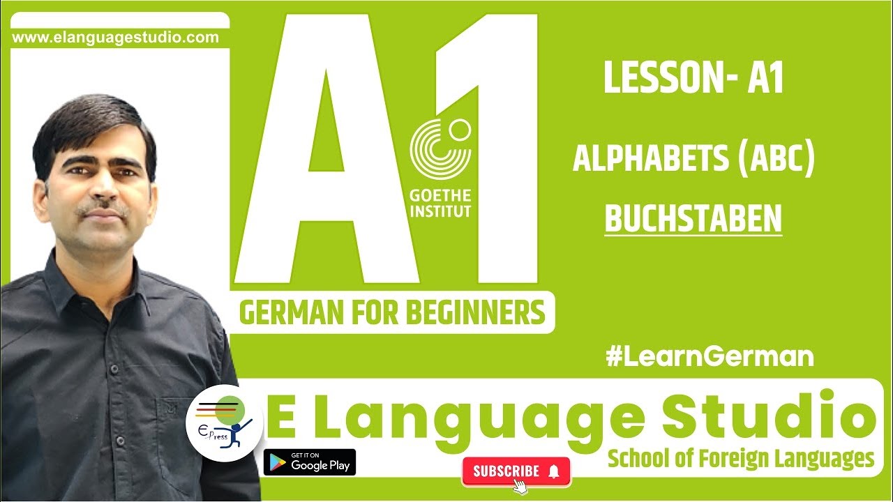 Lesson- A1 | Learn German | Alphabets (ABC) | Buchstaben | German for ...