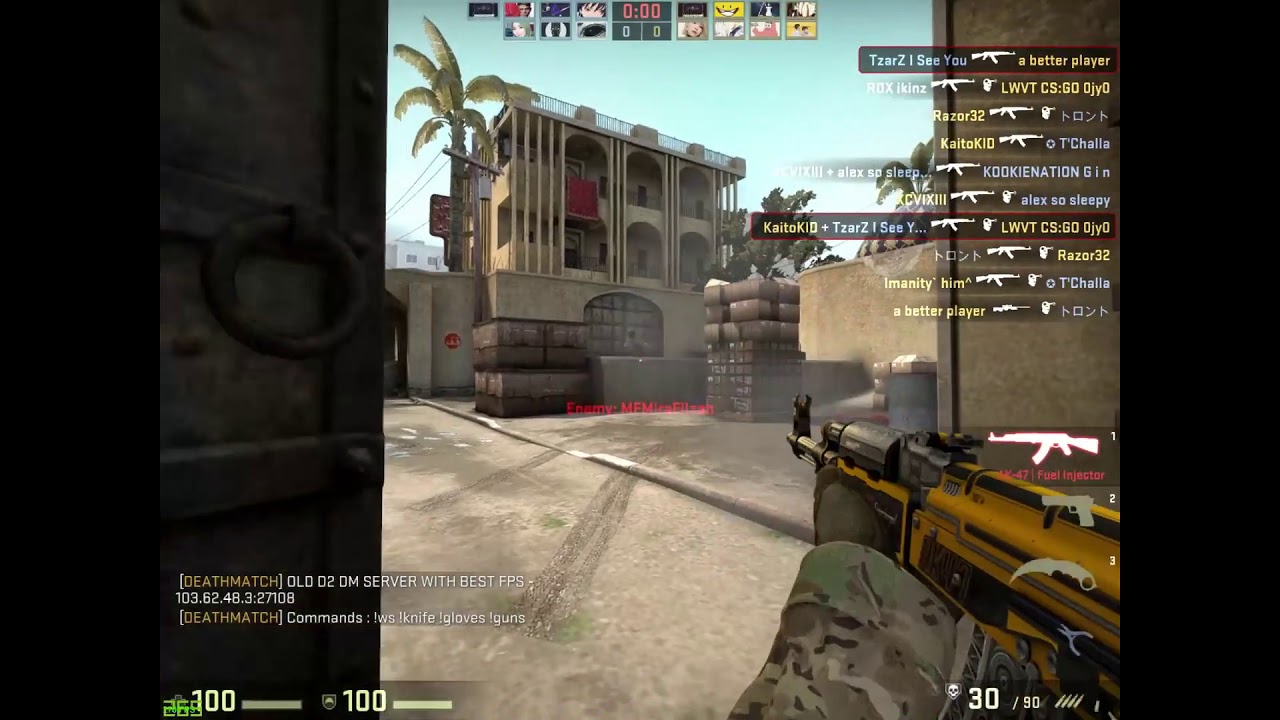 When Matchmaking in counter strike is bad, play free for all. - YouTube